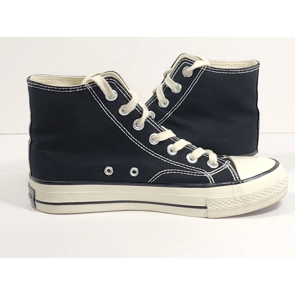 Kawaii Black Space Bunny Universe Sneakers Canvas Hi Top‎ BL-Union Size 9